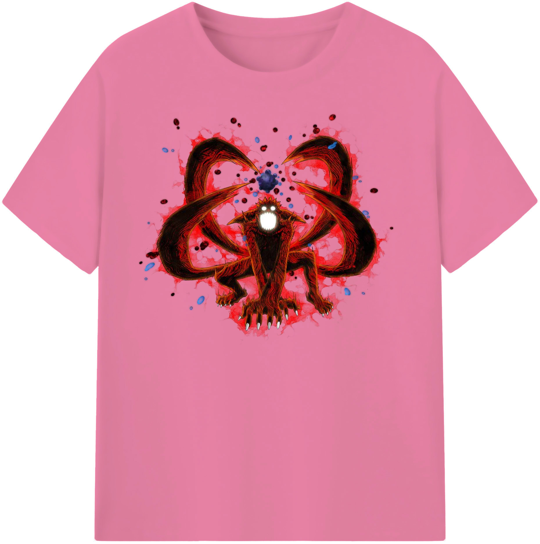 （画像用） NARUTO -ナルト- うずまき ナルト Uzumaki Naruto 綿100％半袖Tシャツ（フロントプリント）